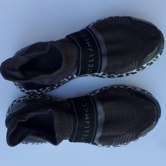 Stella McCarthy Adidas Leopard print bottom sneakers 6 - Picture 1 of 5
